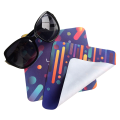 Wholesale Custom Microfiber Glasses Sunglasses Cleaning Cloth With Logo